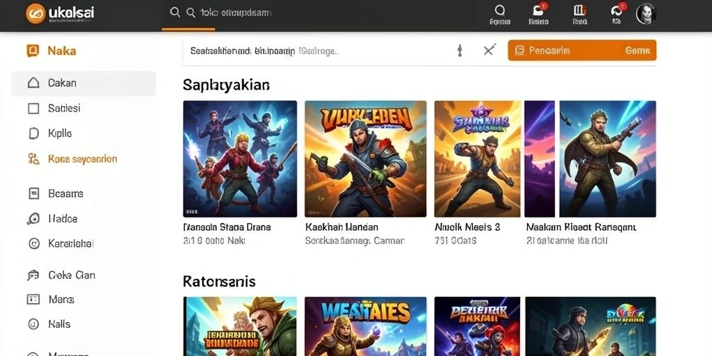 Tampilan antarmuka yang ramah pengguna dan menarik.