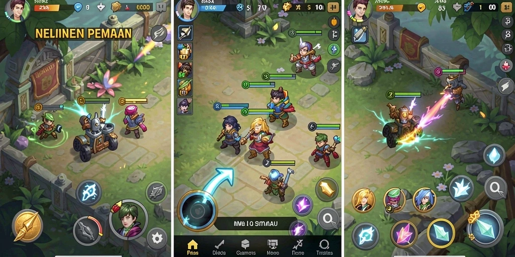 Tampilan awal game dengan karakter utama yang misterius.