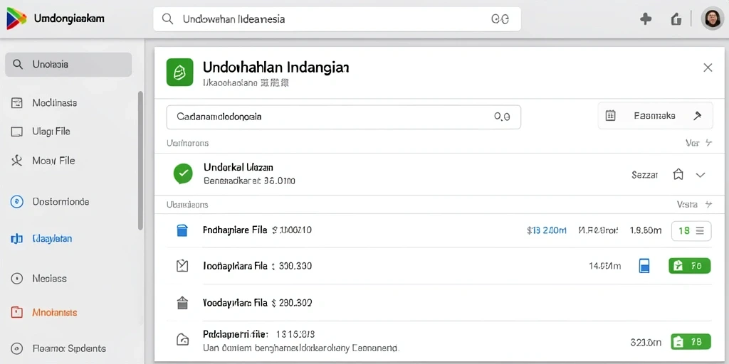 Tampilan antarmuka yang intuitif dan mudah digunakan.