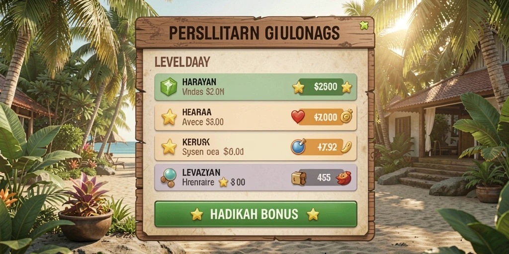Tampilan karakter yang sangat detail dan menarik.