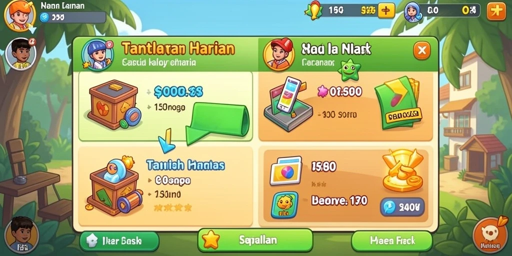 Tampilan antarmuka yang menarik dan user-friendly.