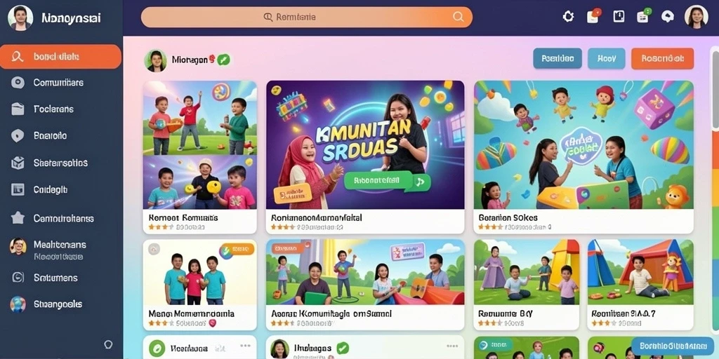 Tampilan antarmuka yang menarik dan mudah digunakan.